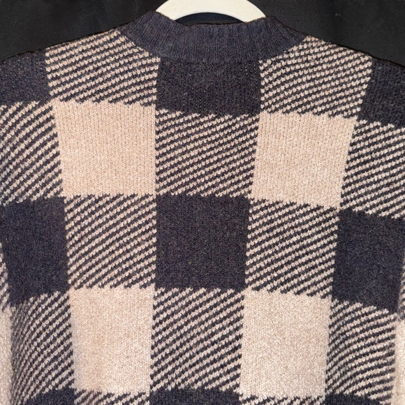 Madewell Plaid-Mix Colburne Cardigan Sweater in Coziest Yarn 
Heather Shadow XS - Picture 12 of 13